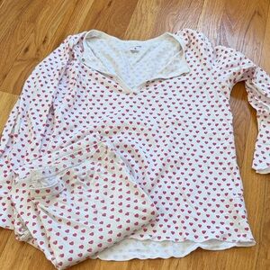 Roller Rabbit Pink Heart Print Pajama set
